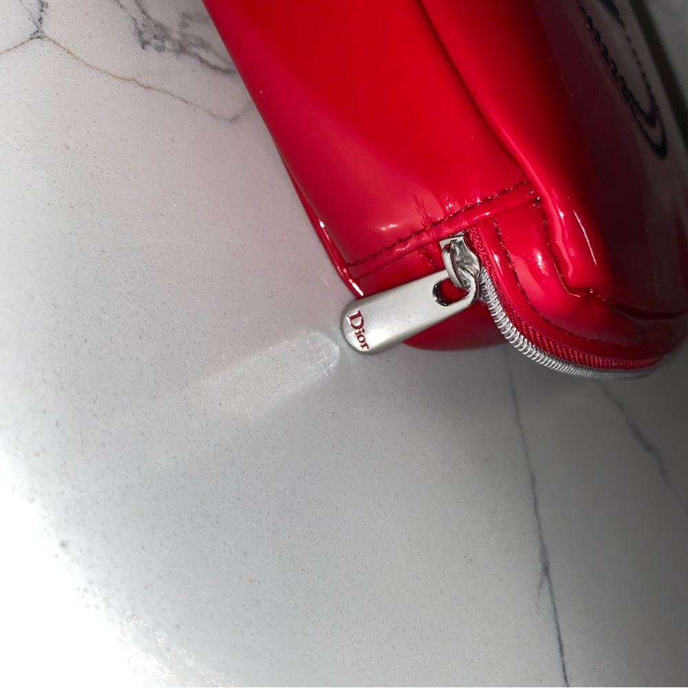 Dior Makeup Bag Red - Picture 6 of 9